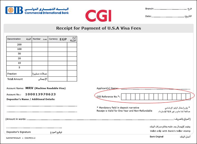 Apply for a U.S. Visa  Bank and Payment Options/Pay My Visa Fee